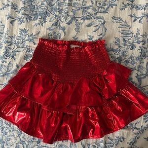 QUEEN OF SPARKLES | Red Gameday Skort